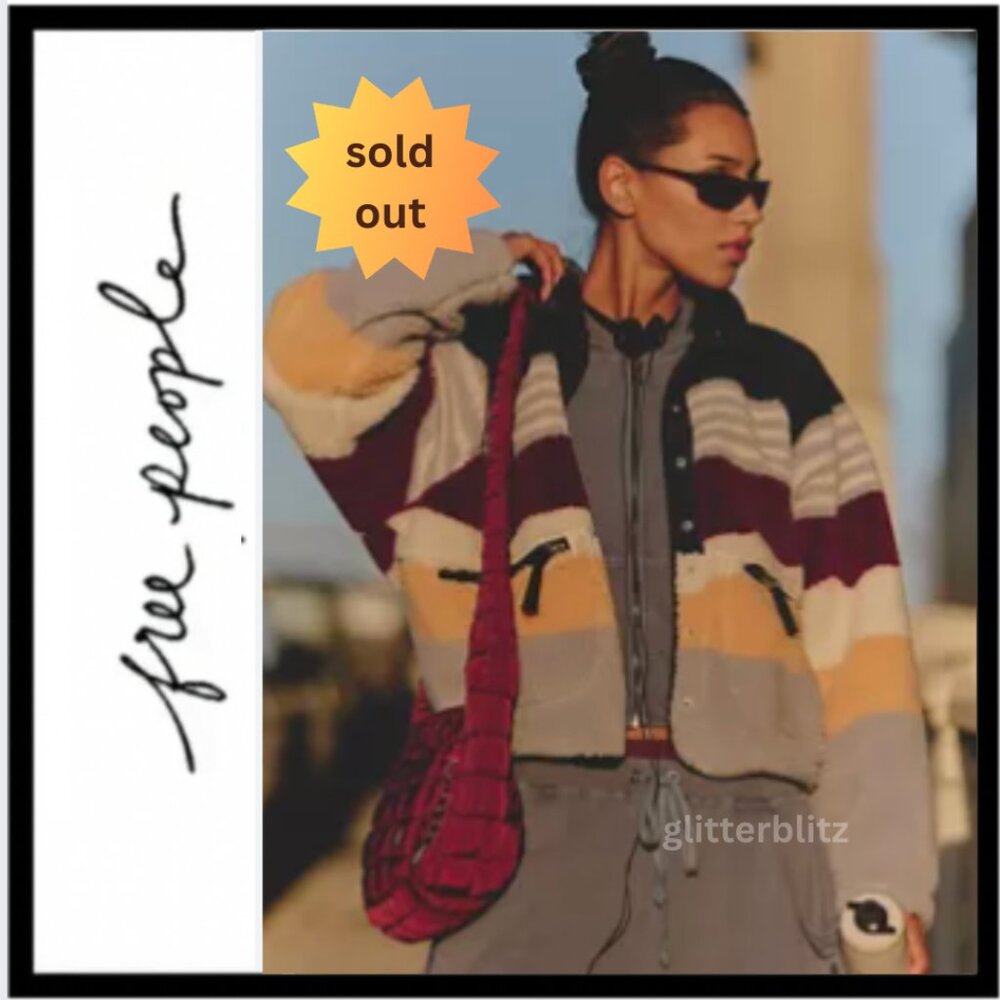 Free People Hit The Slopes Fleece Jacket